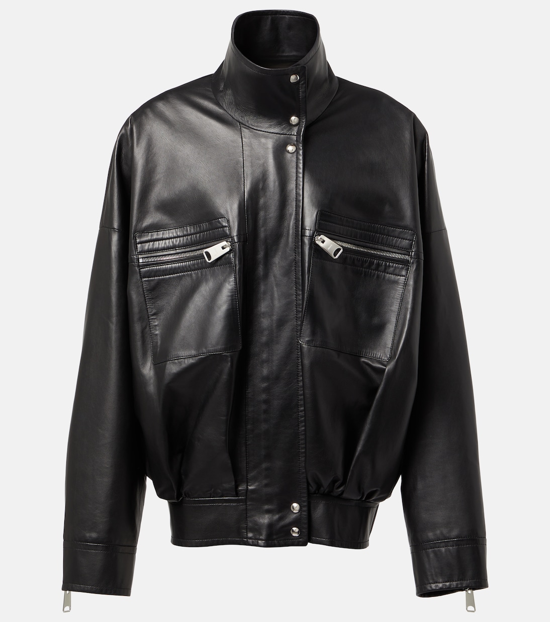 Кожаная куртка-бомбер Ayman Khaite, черный
Кожаная куртка-бомбер Ayman Khaite, черный