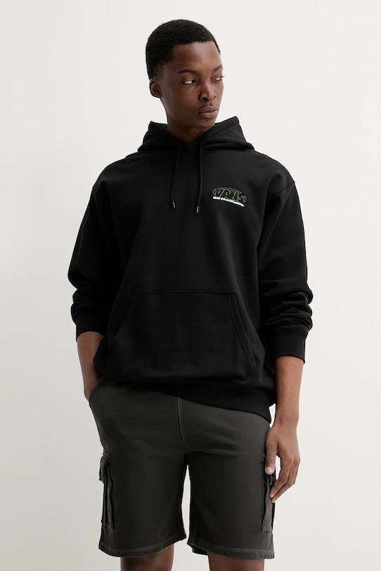 Хлопковая толстовка Vans, черный
Хлопковая толстовка Vans, черный