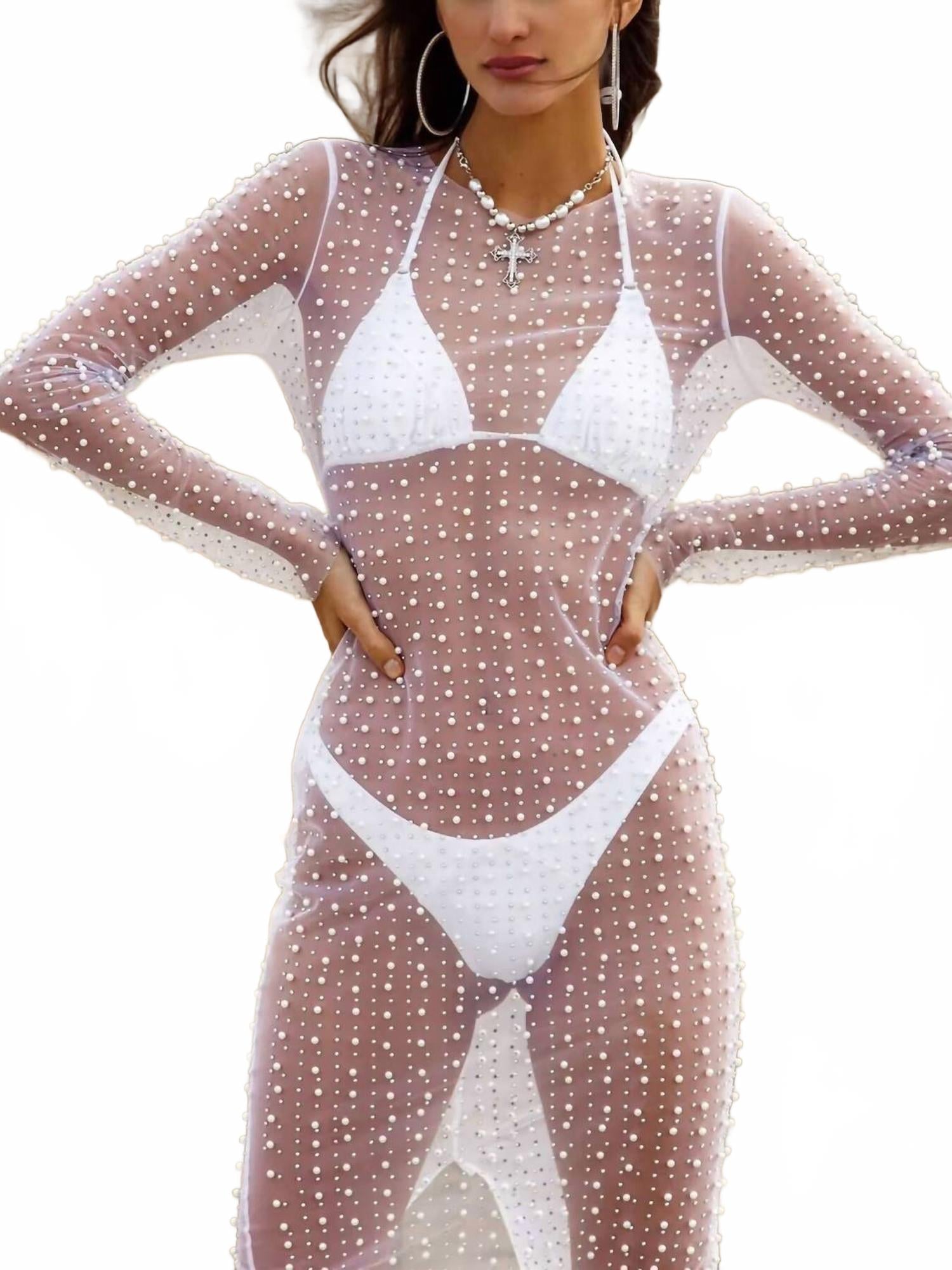 Сексуальное прозрачное платье с ромбовидным узором в белом цвете Wholesalesir
Сексуальное прозрачное платье с ромбовидным узором в белом цвете Wholesalesir