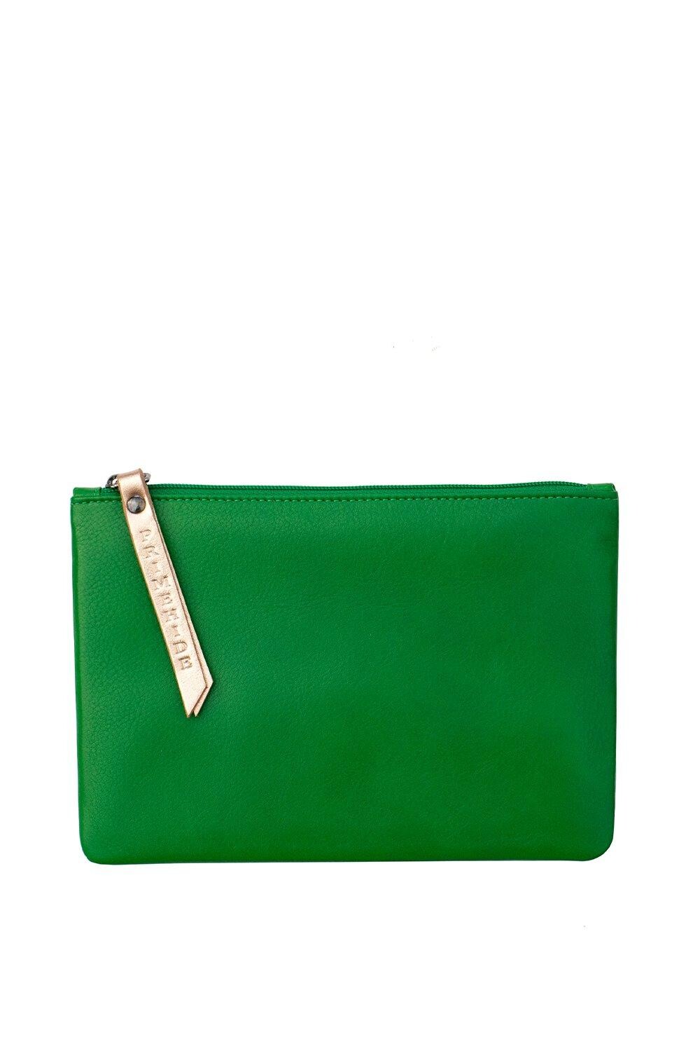 Кожаный клатч большого размера на молнии «Косметик» PRIMEHIDE, зеленый
Кожаный клатч большого размера на молнии «Косметик» PRIMEHIDE, зеленый