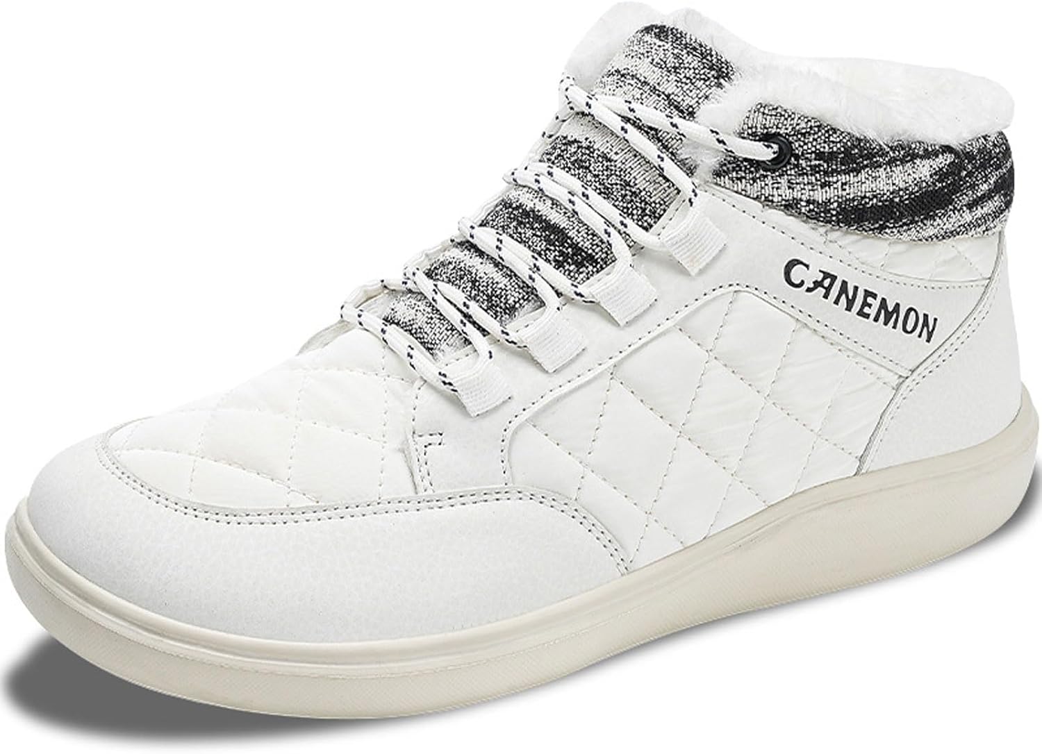 Мужские теплые зимние ботинки с шнуровкой, на флисовой подкладке, с комфортным широким носком, для активного отдыха, противоскользящие, зимние ботинки на голеностоп, для пеших прогулок и прогулок на улице Xhognls, белый
Мужские теплые зимние ботинки с шнуровкой, на флисовой подкладке, с комфортным широким носком, для активного отдыха, противоскользящие, зимние ботинки на голеностоп, для пеших прогулок и прогулок на улице Xhognls, белый