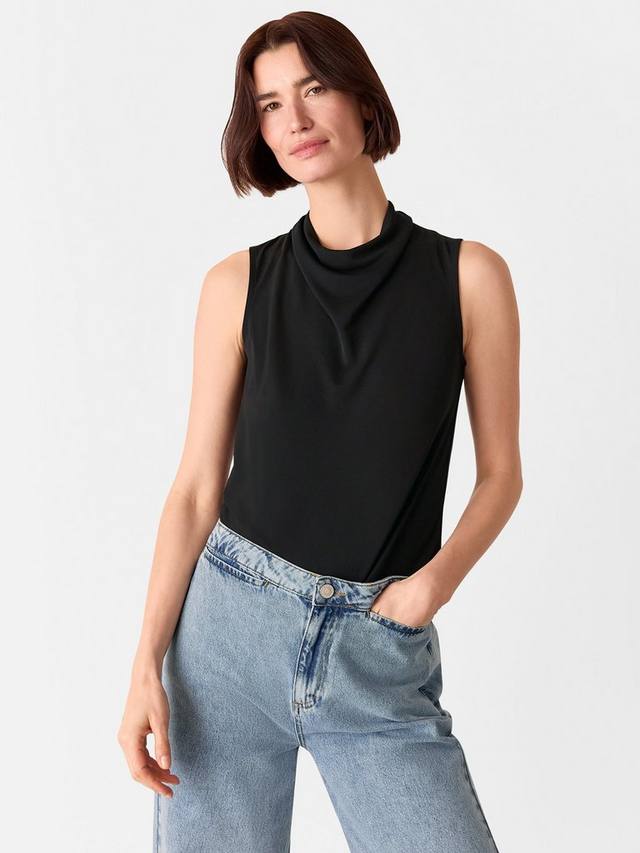 Топ с воротником капюшоном Whistles, Black
Топ с воротником капюшоном Whistles, Black