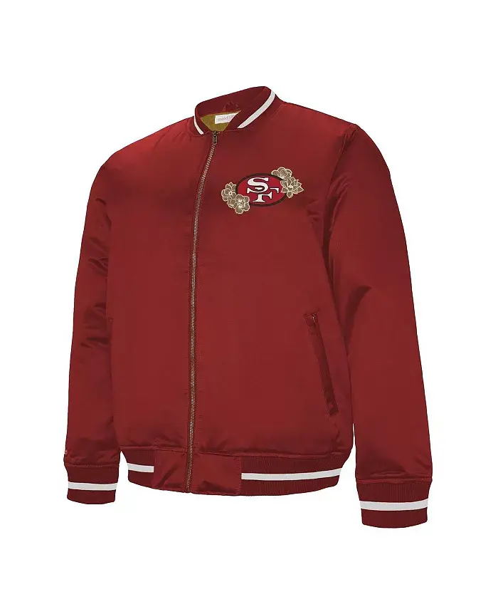 Мужская куртка на молнии Scarlet San Francisco 49ers AAPI Apex Collection из плотного сатина Mitchell & Ness
Мужская куртка на молнии Scarlet San Francisco 49ers AAPI Apex Collection из плотного сатина Mitchell & Ness