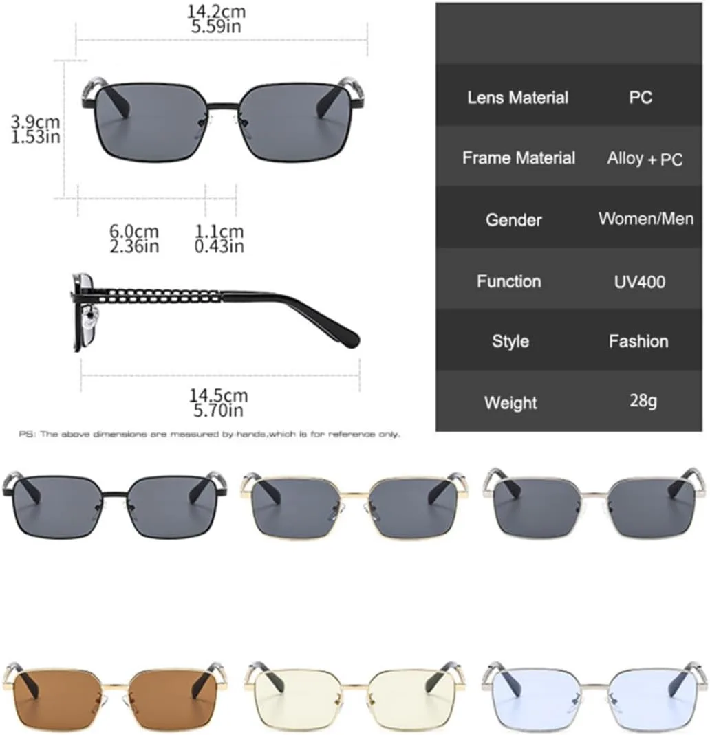 Ретро-солнцезащитные очки в металлической оправе для женщин и мужчин, с прозрачными линзами Ocean и защитой от УФ-излучения UV400. Модный тренд UATXTAU, Golden Tea
Ретро-солнцезащитные очки в металлической оправе для женщин и мужчин, с прозрачными линзами Ocean и защитой от УФ-излучения UV400. Модный тренд UATXTAU, Golden Tea