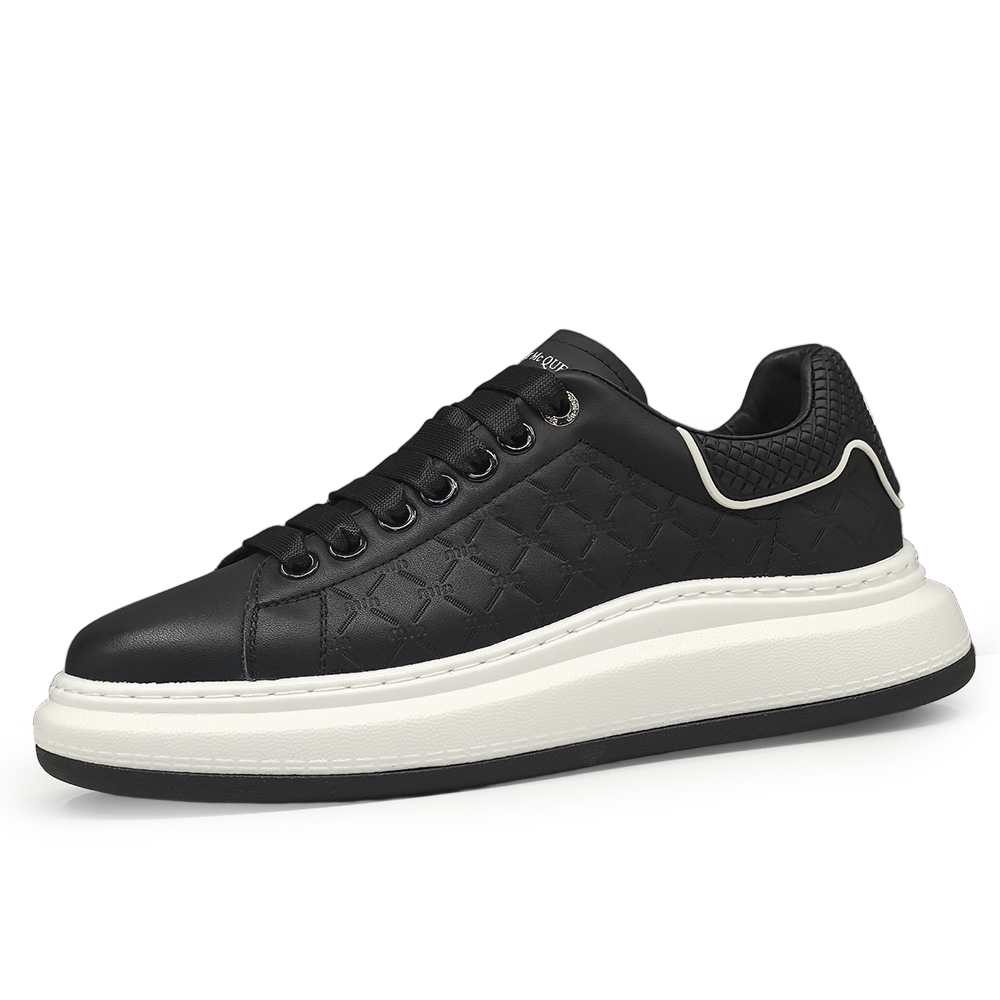 SENJIALUO Износостойкие дышащие легкие мужские скейтерские кеды лоу-топ черные, цвет Black
SENJIALUO Износостойкие дышащие легкие мужские скейтерские кеды лоу-топ черные, цвет Black