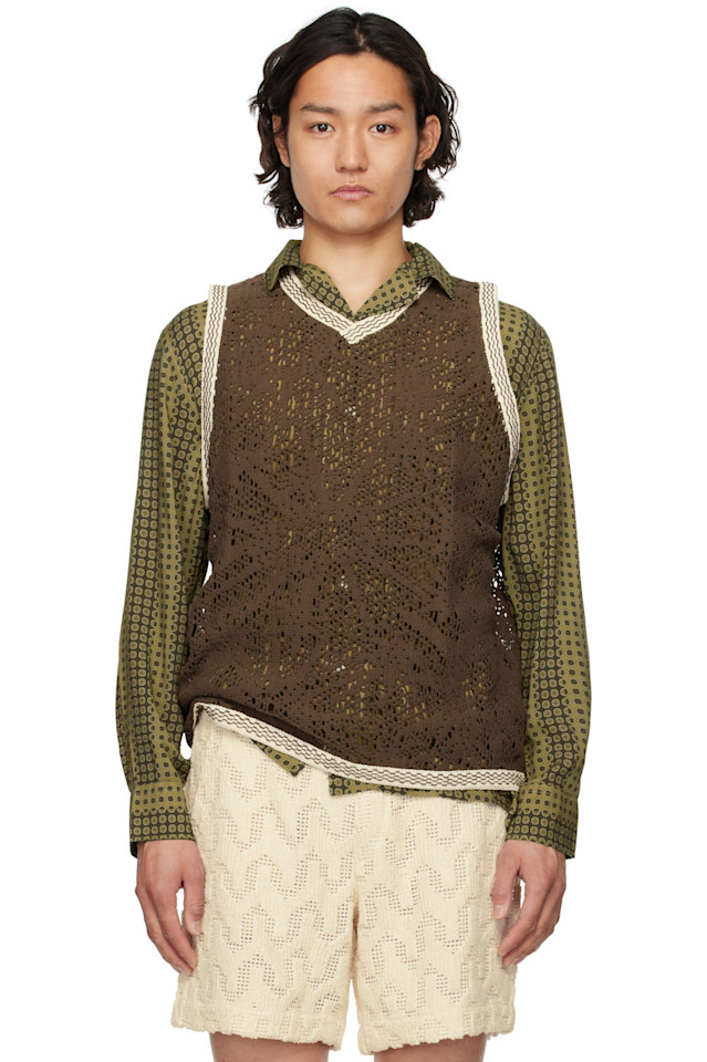 Астрея вязаный жилет Orion Oas, коричневый 
Астрея вязаный жилет Orion Oas, коричневый