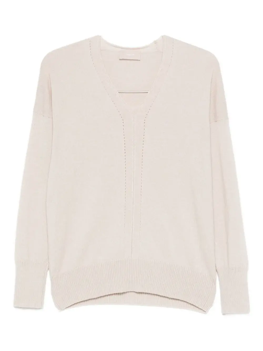 Свитер с V-образным вырезом Drumohr, бежевый
Свитер с V-образным вырезом Drumohr, бежевый