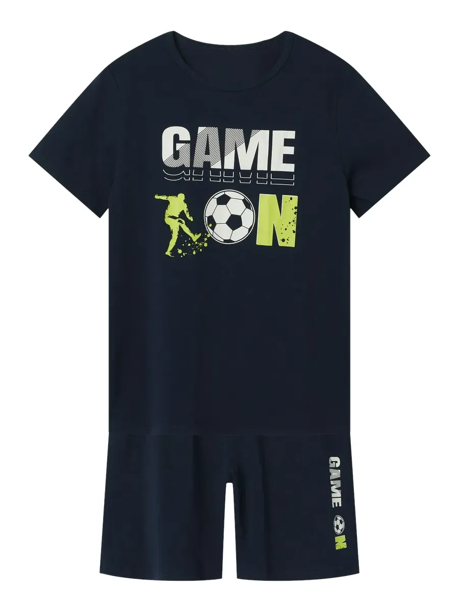 Пижамы Name It "NKMNIGHTSET SS GAME ON FOOTBALL NOOS" (комплект, 2 шт.), цвет Dark Sapphire
Пижамы Name It "NKMNIGHTSET SS GAME ON FOOTBALL NOOS" (комплект, 2 шт.), цвет Dark Sapphire