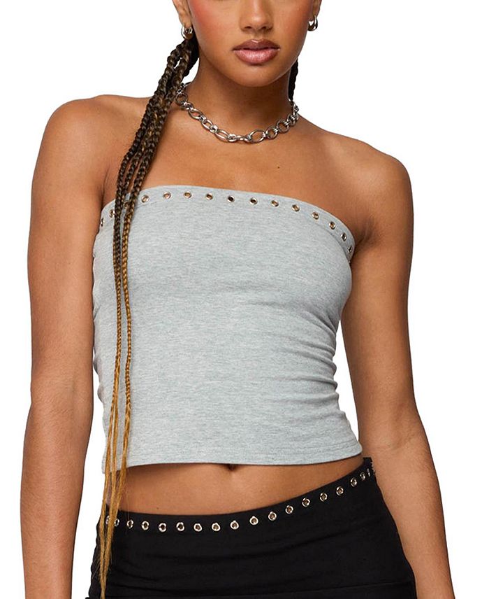 Топ-труба с встроенным бюстгальтером Grommet Edikted, серый
Топ-труба с встроенным бюстгальтером Grommet Edikted, серый