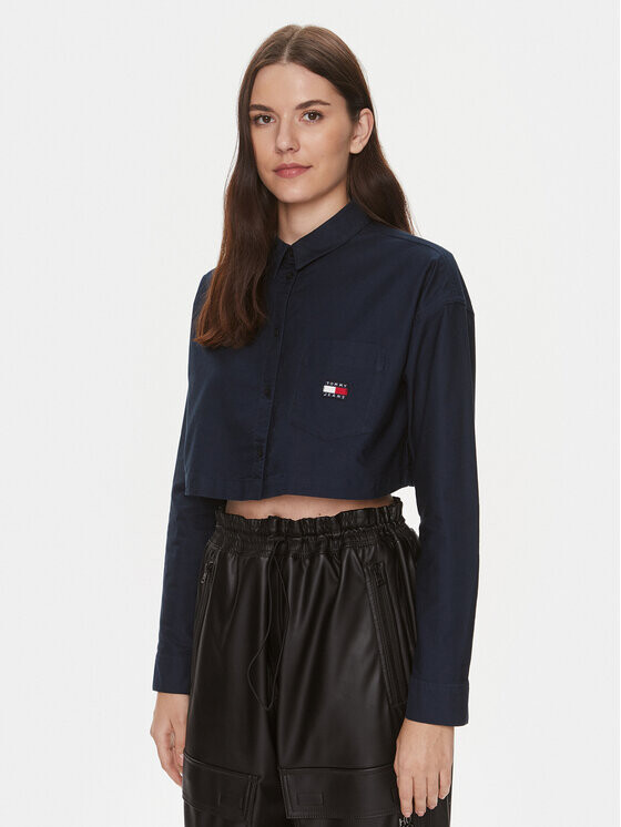 Рубашка свободного кроя Tommy Jeans, синий
Рубашка свободного кроя Tommy Jeans, синий