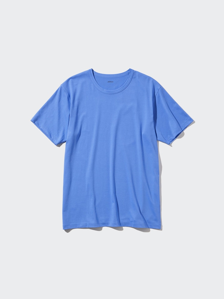 Футболка Airism из хлопка с круглым вырезом и короткими рукавами Uniqlo, цвет 64 синий
Футболка Airism из хлопка с круглым вырезом и короткими рукавами Uniqlo, цвет 64 синий