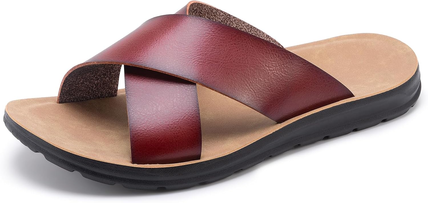 Сандалии MOGU MAOMAO Amazon Essentials для мужчин, плоские, с перекрестным ремешком, из микрофибры и кожи, песочного цвета, коричневый
Сандалии MOGU MAOMAO Amazon Essentials для мужчин, плоские, с перекрестным ремешком, из микрофибры и кожи, песочного цвета, коричневый