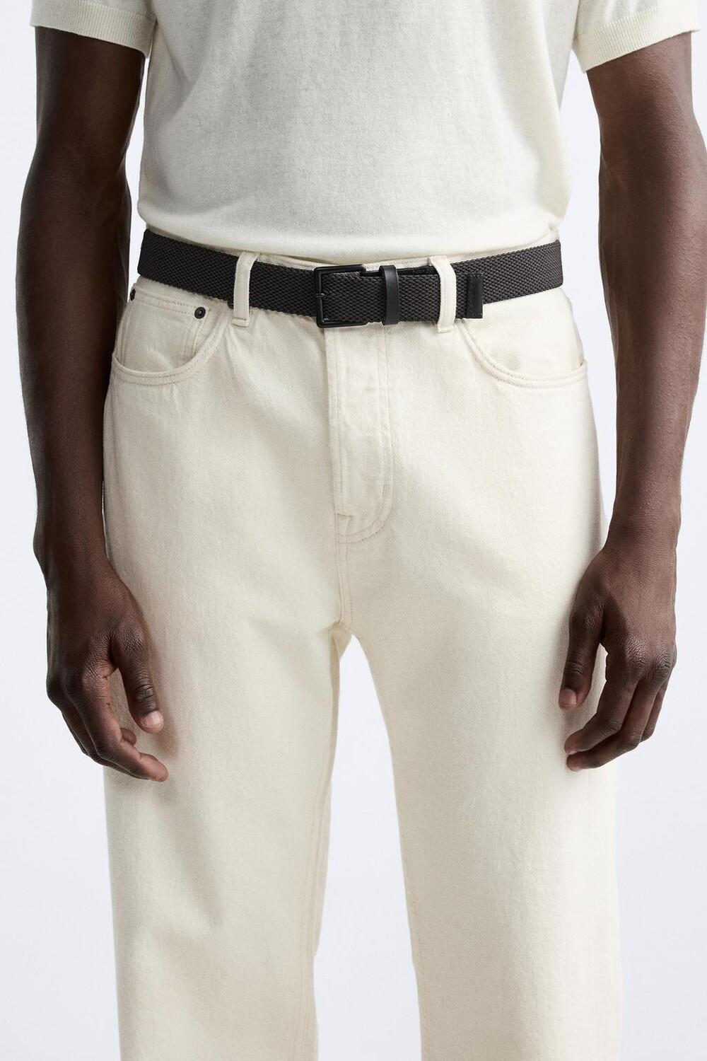 Реверсивный эластичный ремень ZARA, черный
Реверсивный эластичный ремень ZARA, черный