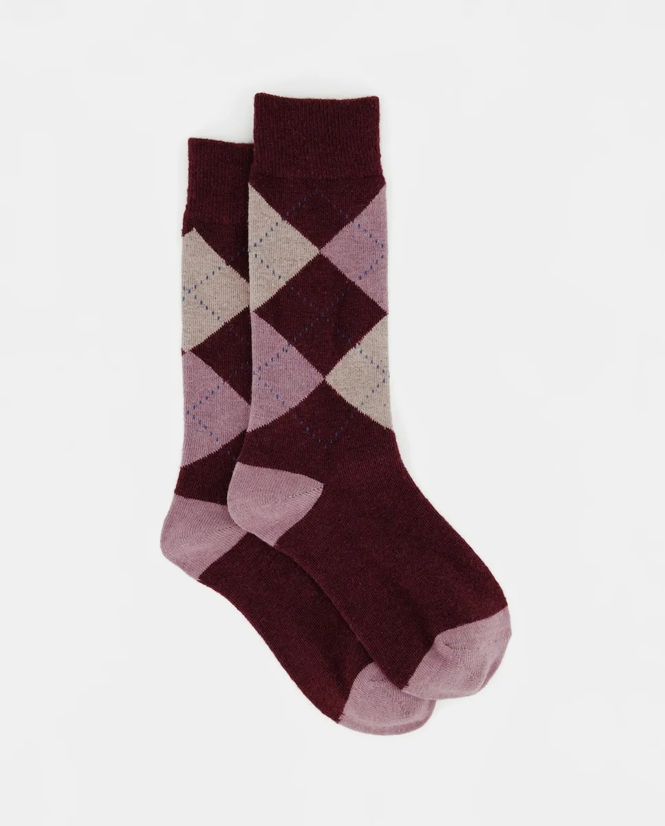 Женские носки с ромбами Énfasis, бордовый
Женские носки с ромбами Énfasis, бордовый