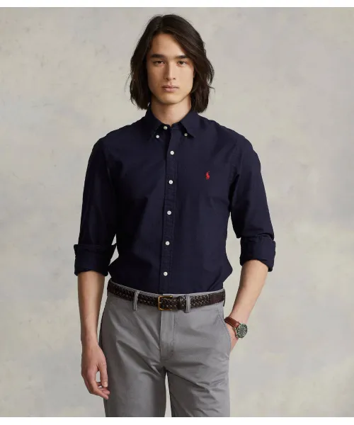 Рубашка Slim fit Polo Ralph Lauren, синий 
Рубашка Slim fit Polo Ralph Lauren, синий