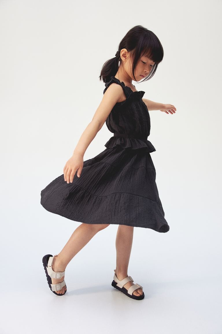 Топ из сирсакера H&M, серый
Топ из сирсакера H&M, серый