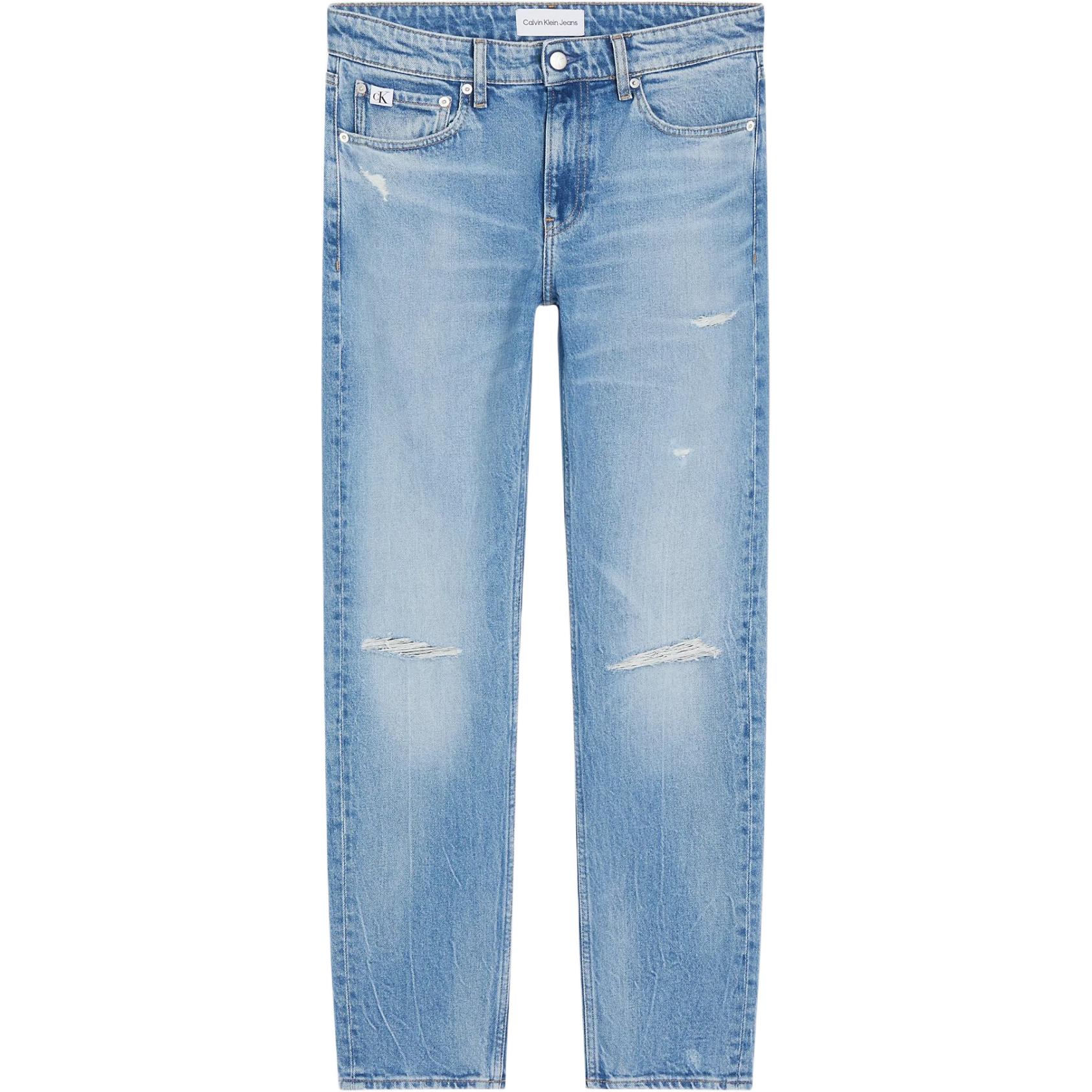 Джинсы Calvin Klein с потертостями и зауженным низом, ярко-синие
Джинсы Calvin Klein с потертостями и зауженным низом, ярко-синие