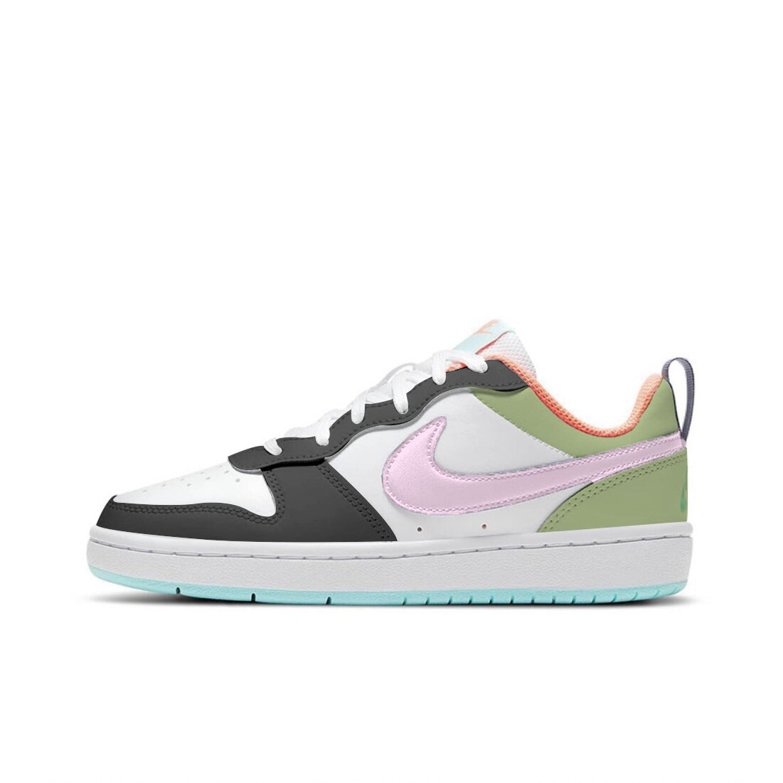 Кроссовки Nike Court Borough 2 Skateboarding Shoes Women's Low-top White/black/pink/green, зеленый
Кроссовки Nike Court Borough 2 Skateboarding Shoes Women's Low-top White/black/pink/green, зеленый