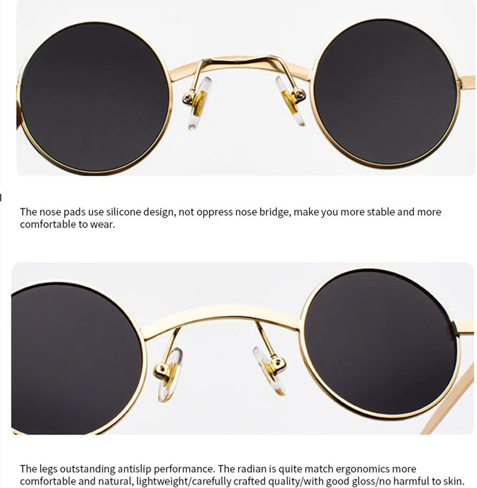 Модные женские круглые солнцезащитные очки, маленькие металлические солнцезащитные очки для женщин, мужские солнцезащитные очки для женщин HHZZYVY, C1 Gold-grey
Модные женские круглые солнцезащитные очки, маленькие металлические солнцезащитные очки для женщин, мужские солнцезащитные очки для женщин HHZZYVY, C1 Gold-grey