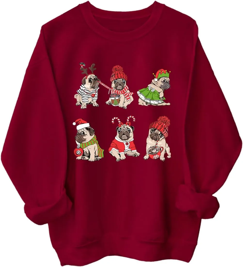 Свитшот с рождественским мопсом, Long Sleeve Hoodie
Свитшот с рождественским мопсом, Long Sleeve Hoodie