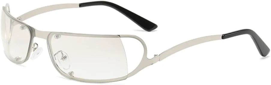 Солнцезащитные очки без оправы для женщин и мужчин, солнцезащитные очки обтекаемой формы, панк-очки, прямоугольные спортивные очки MTZJH, Silver Light Grey
Солнцезащитные очки без оправы для женщин и мужчин, солнцезащитные очки обтекаемой формы, панк-очки, прямоугольные спортивные очки MTZJH, Silver Light Grey