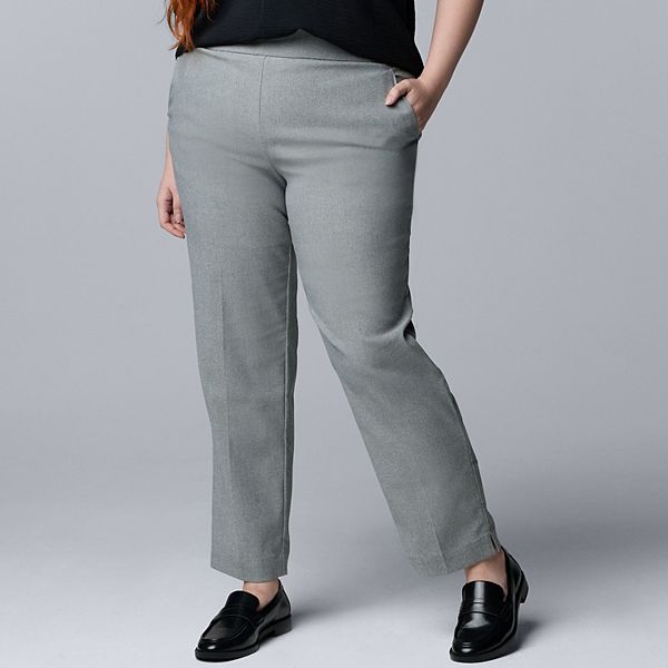 Plus size брюки люкс из твила Simply Vera Vera Wang, Dark Gray Fox Heather
Plus size брюки люкс из твила Simply Vera Vera Wang, Dark Gray Fox Heather