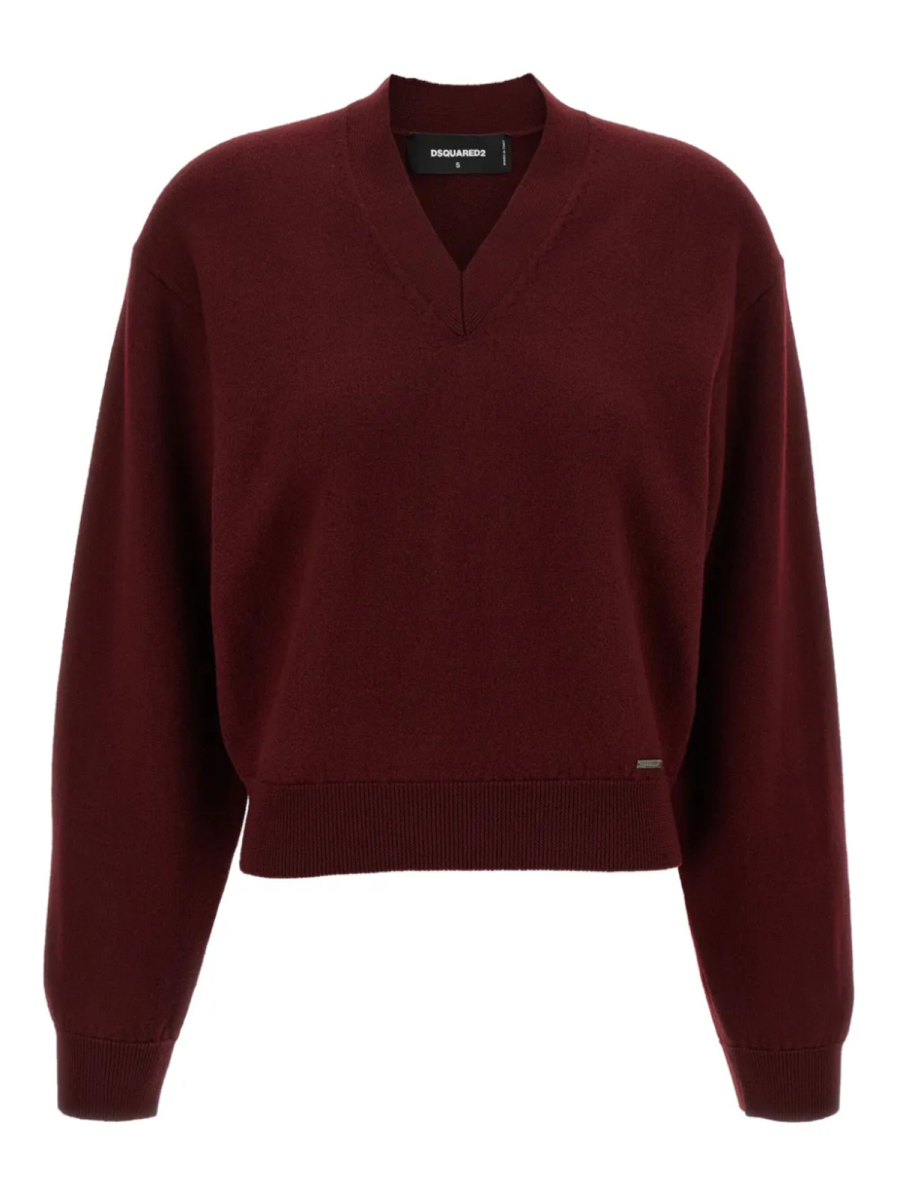 Джемпер с V-образным вырезом DSQUARED2, красный
Джемпер с V-образным вырезом DSQUARED2, красный