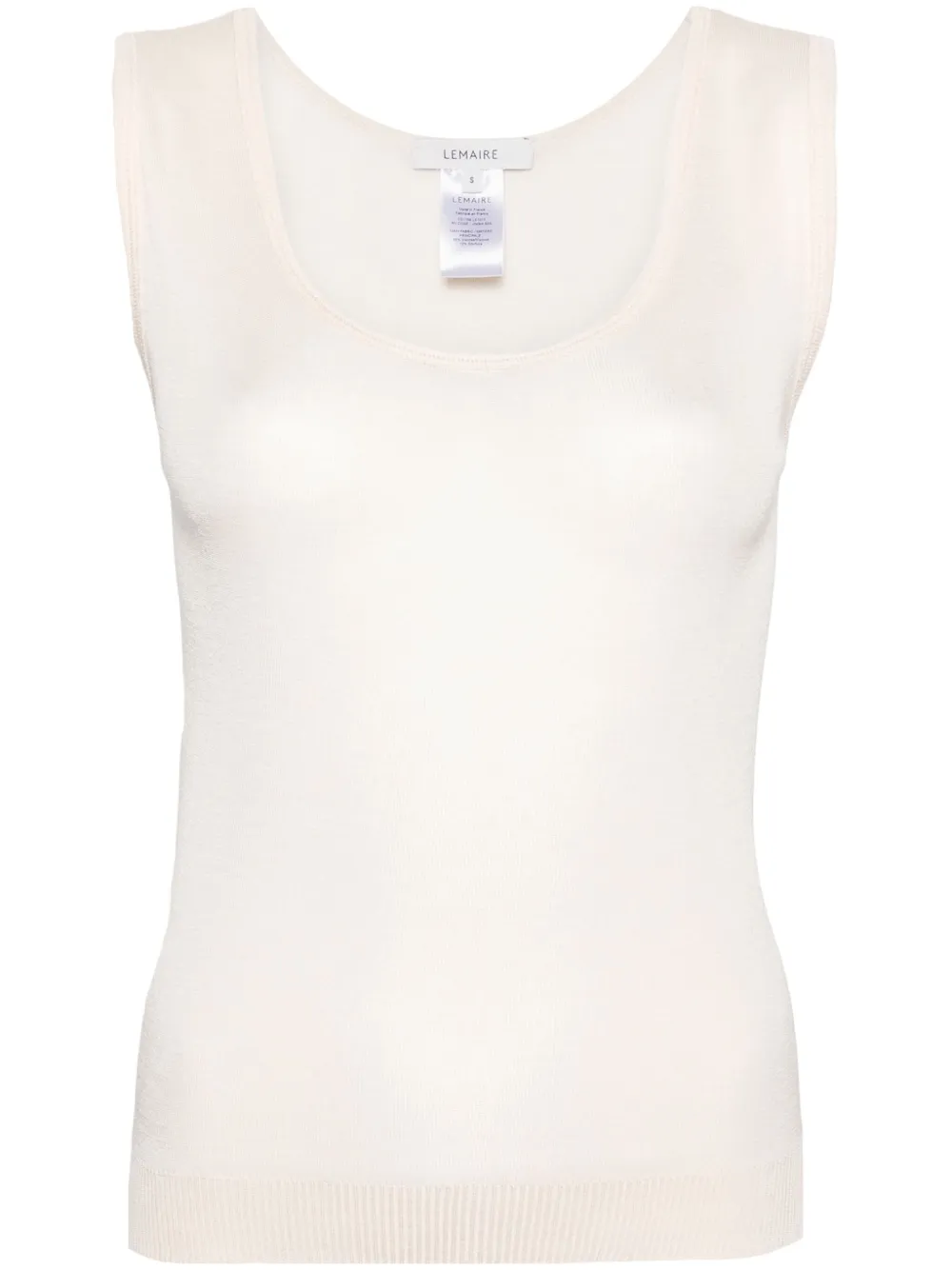 Полупрозрачный топ без рукавов LEMAIRE, нейтральный
Полупрозрачный топ без рукавов LEMAIRE, нейтральный