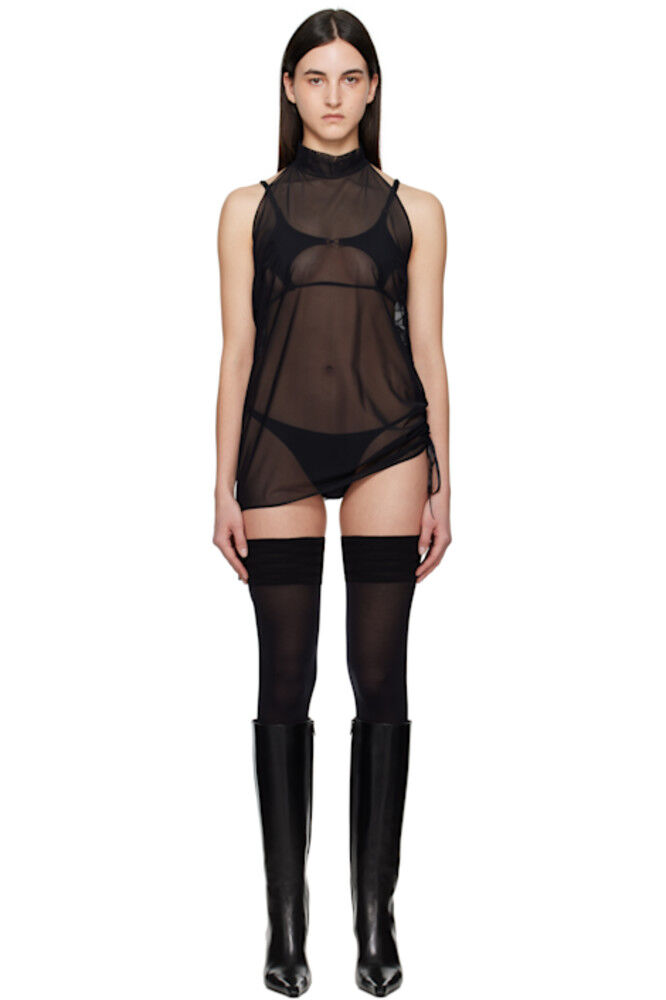 Черное мини-платье-пеньюар Lubov Shadowplay
Черное мини-платье-пеньюар Lubov Shadowplay