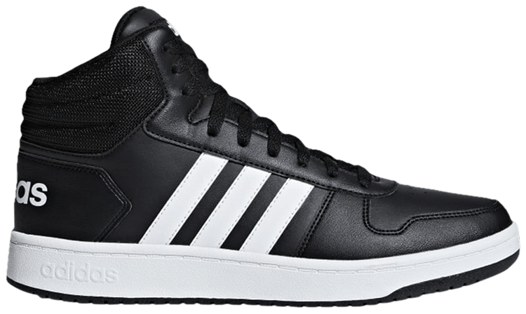 Кроссовки adidas Hoops 2.0 Mid 'Black White', черный
Кроссовки adidas Hoops 2.0 Mid 'Black White', черный