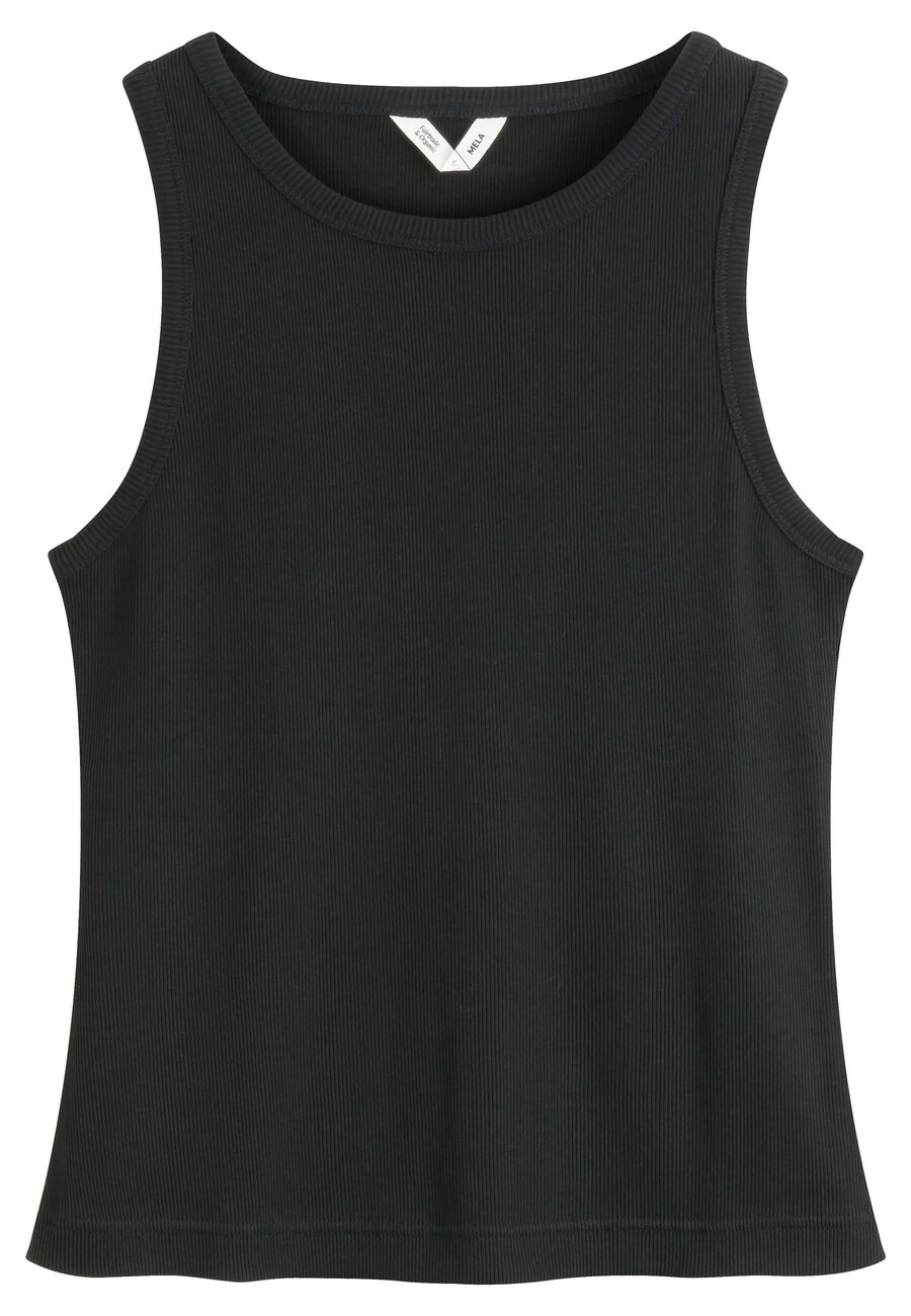 Вязаный топ MELA DRISNA, черный 
Вязаный топ MELA DRISNA, черный