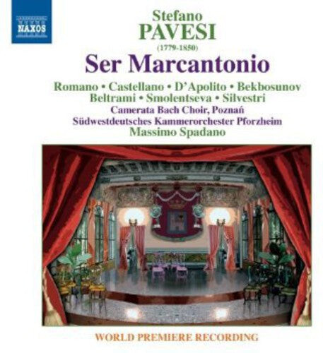 CD диск Pavesi / Romano / Bekbosunov / Beltrami: Ser Marcantonio 
CD диск Pavesi / Romano / Bekbosunov / Beltrami: Ser Marcantonio