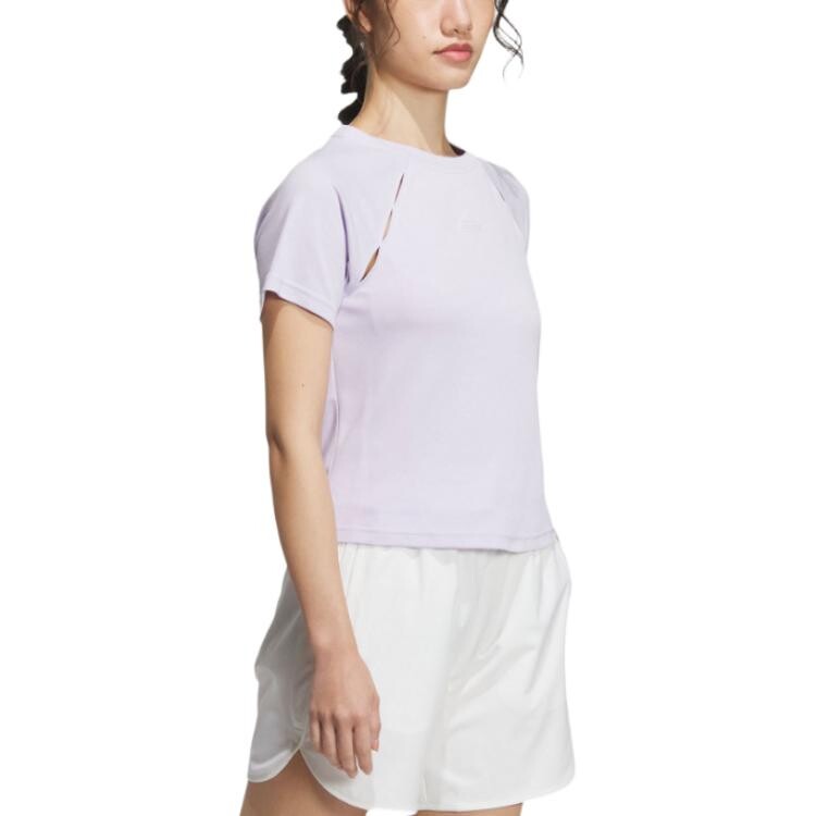 Спортивная футболка женская сиреневая Adidas 
Спортивная футболка женская сиреневая Adidas