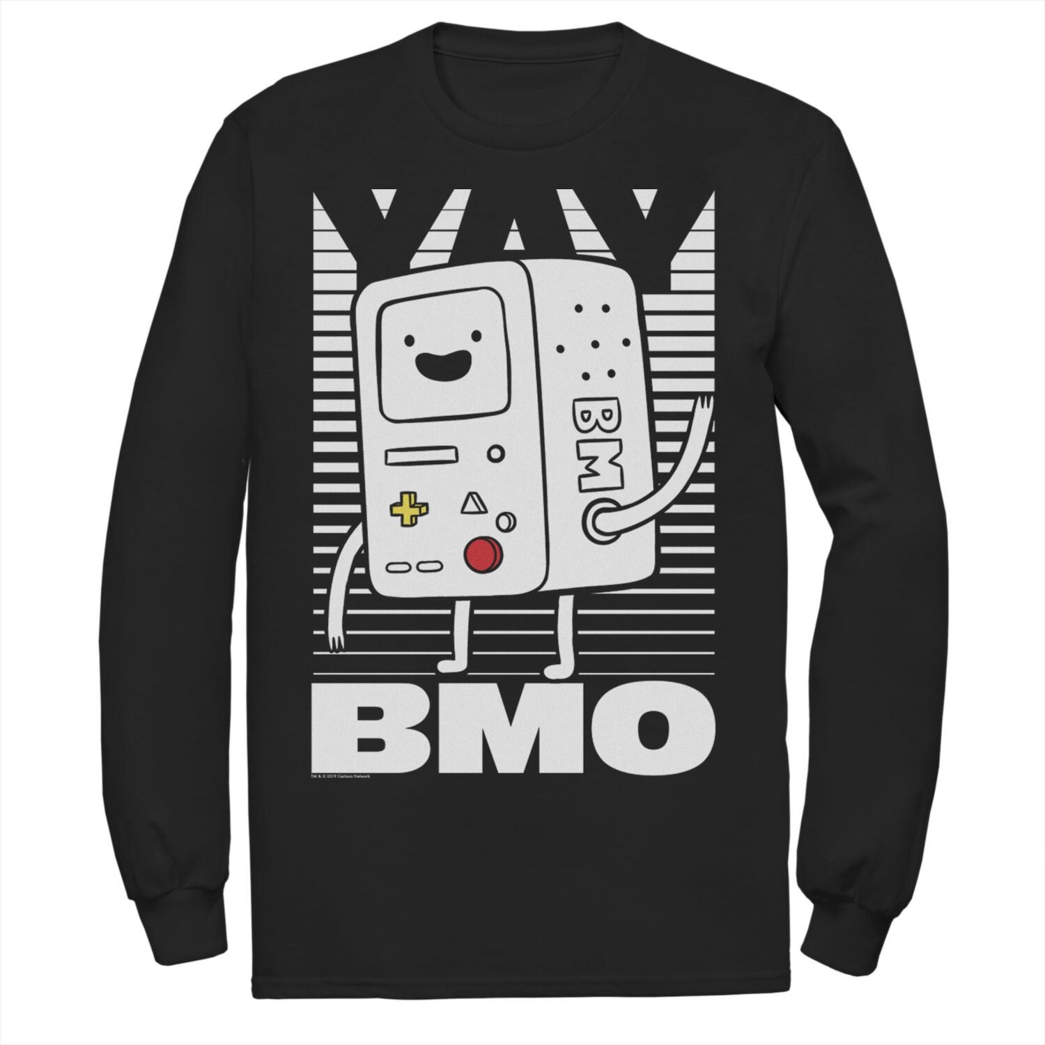 Мужская футболка Cartoon Network Adventure Time BMO "Yay" с длинными рукавами Fade Licensed Character
Мужская футболка Cartoon Network Adventure Time BMO "Yay" с длинными рукавами Fade Licensed Character