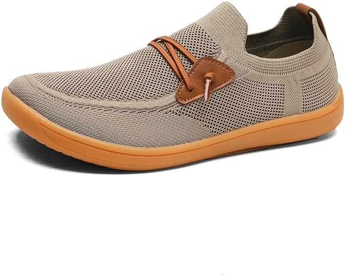 Мужские кроссовки с широкой передней частью, сетчатые, без шнурков, минималистичные, дышащие, противоскользящие, на плоской подошве, большие размеры Abnkarwin, коричневый
Мужские кроссовки с широкой передней частью, сетчатые, без шнурков, минималистичные, дышащие, противоскользящие, на плоской подошве, большие размеры Abnkarwin, коричневый