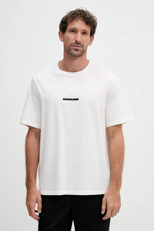 Хлопковая футболка Michael Kors, белый
Хлопковая футболка Michael Kors, белый