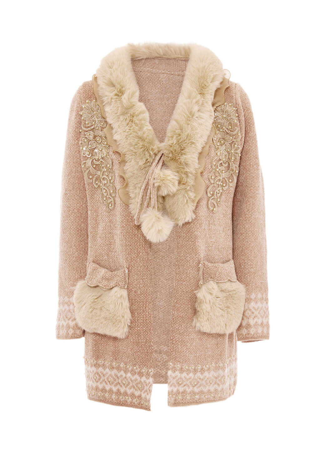 Толстовка faina Strickjacke, бежевый
Толстовка faina Strickjacke, бежевый