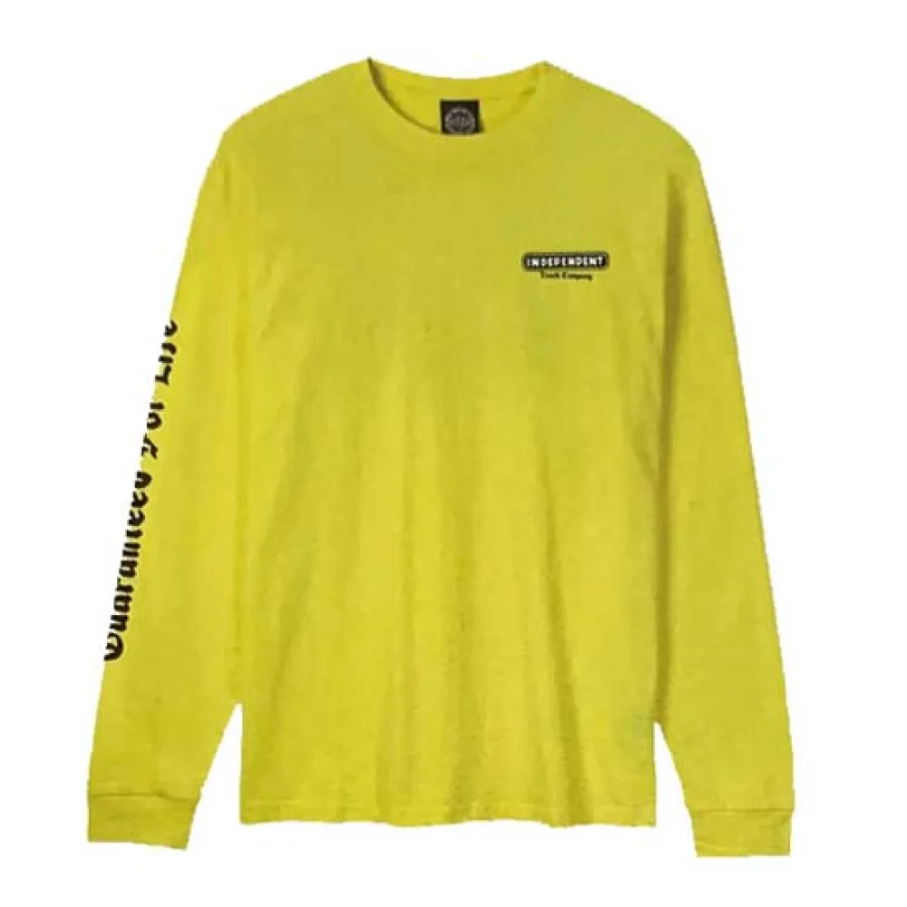 Футболка с длинным рукавом Independent Gfl truck co, желтый
Футболка с длинным рукавом Independent Gfl truck co, желтый