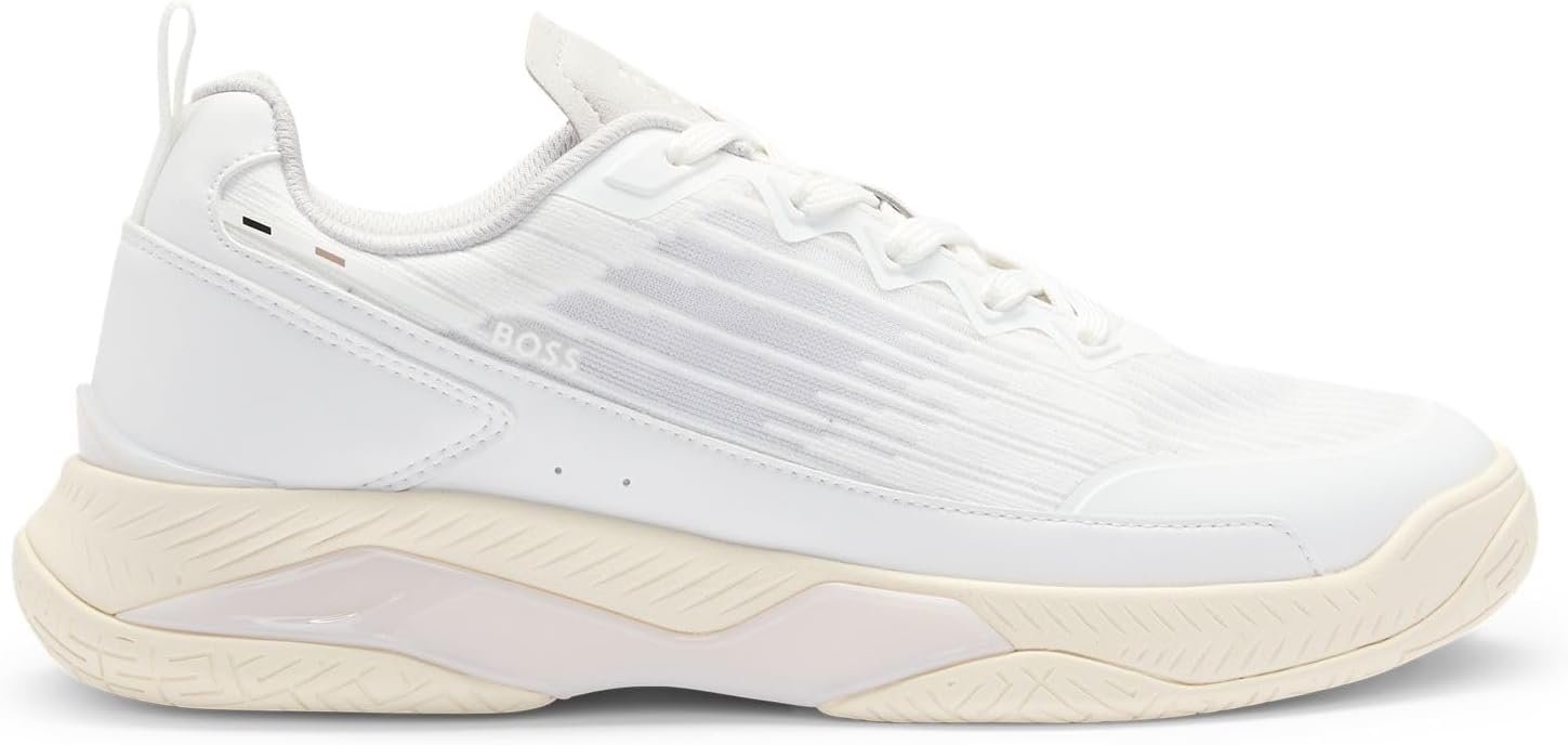 BOSS Мужские кроссовки Courtstride для тенниса, White
BOSS Мужские кроссовки Courtstride для тенниса, White