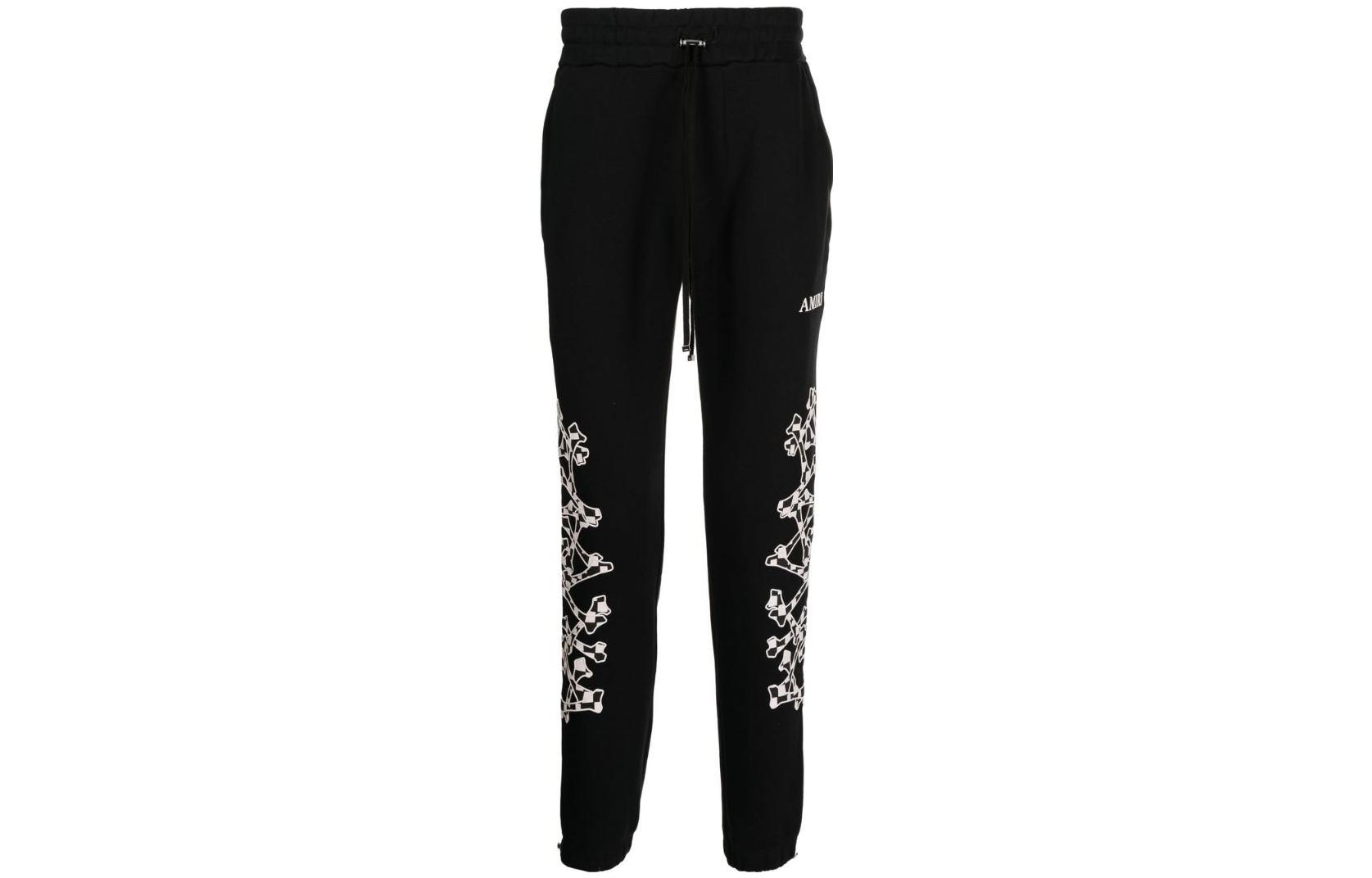 Штаны с костяным принтом AMIRI, черный
Штаны с костяным принтом AMIRI, черный