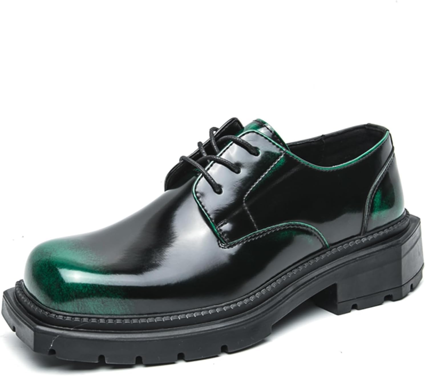 Мужские кожаные оксфорды на платформе, классические модные, с квадратным носком, шнуровкой и рифленой подошвой, повседневные туфли с шнуровкой для бизнеса и официального стиля Taygum, зеленый
Мужские кожаные оксфорды на платформе, классические модные, с квадратным носком, шнуровкой и рифленой подошвой, повседневные туфли с шнуровкой для бизнеса и официального стиля Taygum, зеленый