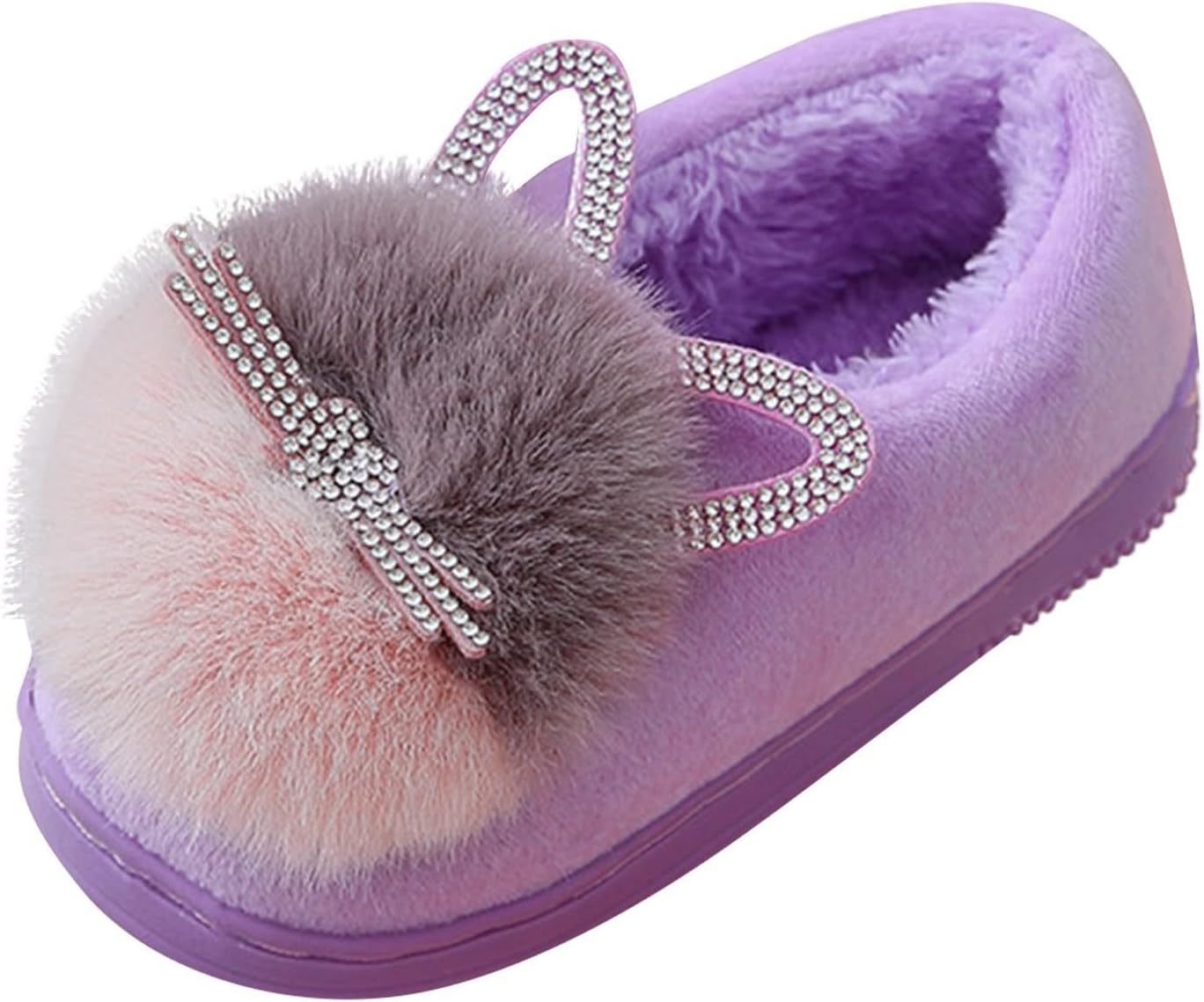 Детские пушистые теплые тапочки для девочек и мальчиков с бабочкой, мягкие, нескользящие, на плоской подошве, для дома и спальни Generic, фиолетовый
Детские пушистые теплые тапочки для девочек и мальчиков с бабочкой, мягкие, нескользящие, на плоской подошве, для дома и спальни Generic, фиолетовый