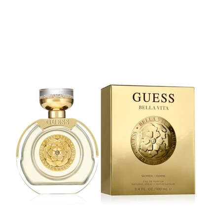 Bella Vita Eau De Parfum Парфюмированный спрей для женщин 3,4 жидких унции, Guess
Bella Vita Eau De Parfum Парфюмированный спрей для женщин 3,4 жидких унции, Guess