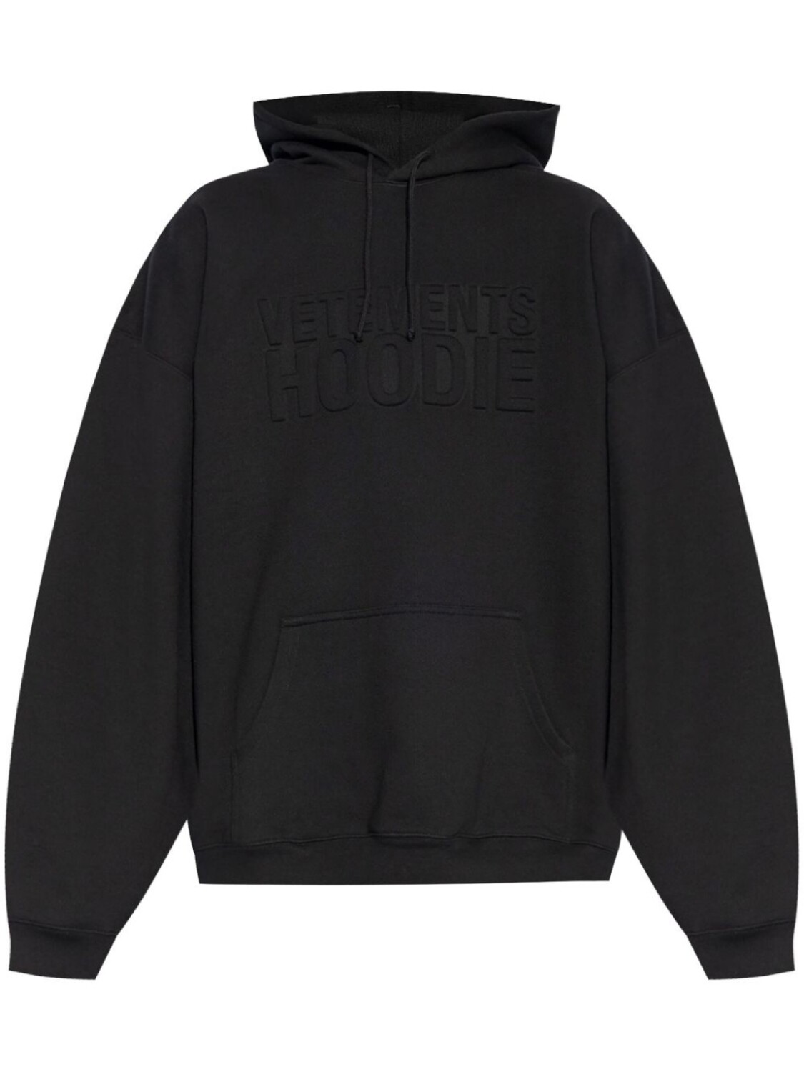 VETEMENTS толстовка с тисненым логотипом, черный
VETEMENTS толстовка с тисненым логотипом, черный