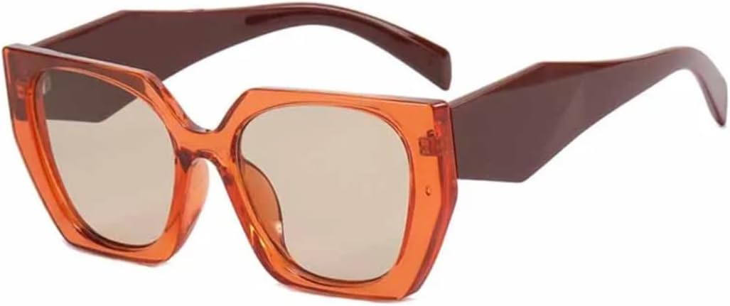 Солнцезащитные очки с защитой от УФ-излучения UV400 | Оранжевая панк-оправа большого размера | Линзы конфетных цветов для занятий спортом на открытом воздухе и вождения DSVIGF, Brown Orange Tea
Солнцезащитные очки с защитой от УФ-излучения UV400 | Оранжевая панк-оправа большого размера | Линзы конфетных цветов для занятий спортом на открытом воздухе и вождения DSVIGF, Brown Orange Tea