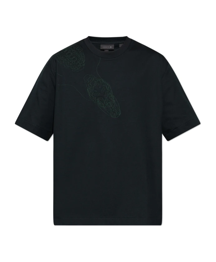 Футболка с подиумом и наклейкой «крокодил» Lacoste, зеленый
Футболка с подиумом и наклейкой «крокодил» Lacoste, зеленый