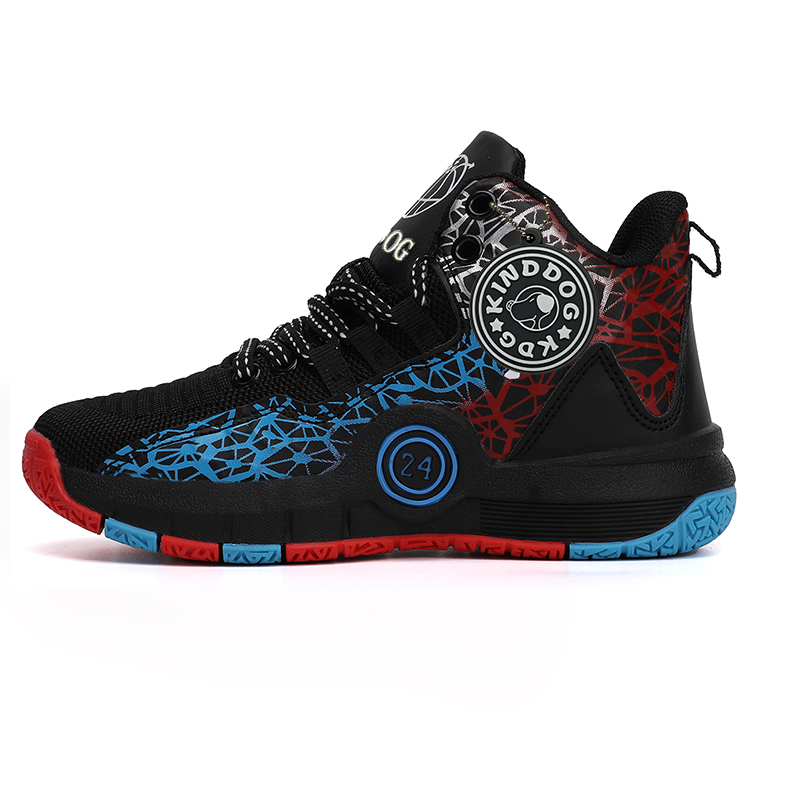 Противоскользящие и дышащие детские баскетбольные кроссовки средней высоты KINDDOG, черный/синий
Противоскользящие и дышащие детские баскетбольные кроссовки средней высоты KINDDOG, черный/синий