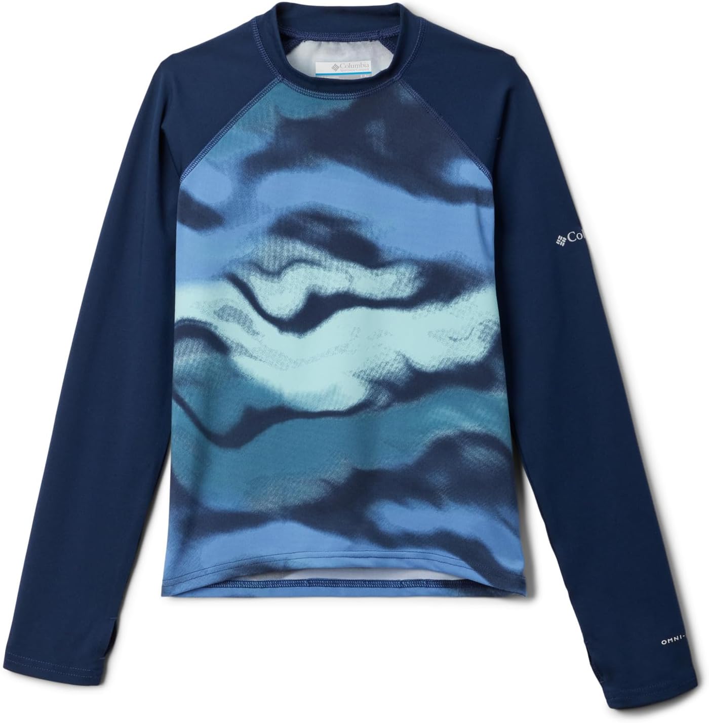 Columbia Unisex-Child Sandy Shores Printed Long Sleeve Sunguard, Coll Navy Undercurrent/Coll Navy
Columbia Unisex-Child Sandy Shores Printed Long Sleeve Sunguard, Coll Navy Undercurrent/Coll Navy