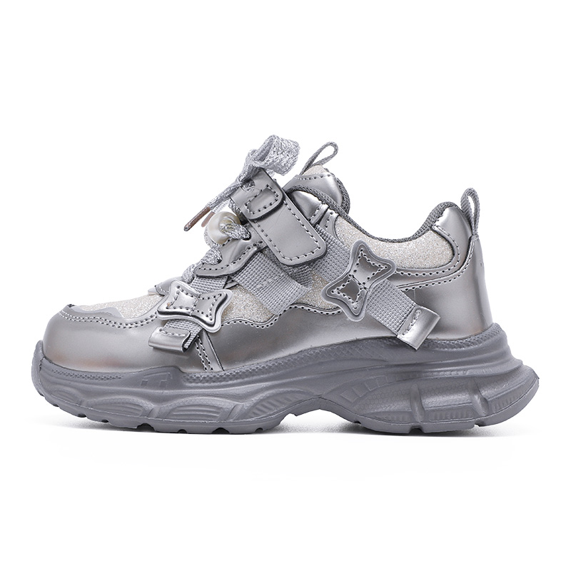 Непромокаемые поддерживающие низкие детские повседневные кроссовки Kids' BOBDOG, серебряный
Непромокаемые поддерживающие низкие детские повседневные кроссовки Kids' BOBDOG, серебряный