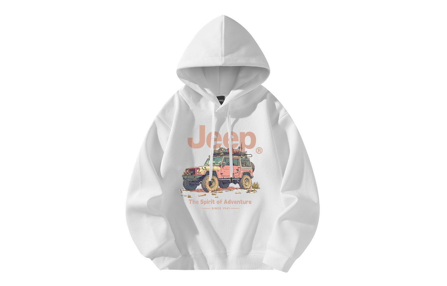Толстовка Unisex Hooded Moderate Heavyweight Jeep, белый
Толстовка Unisex Hooded Moderate Heavyweight Jeep, белый